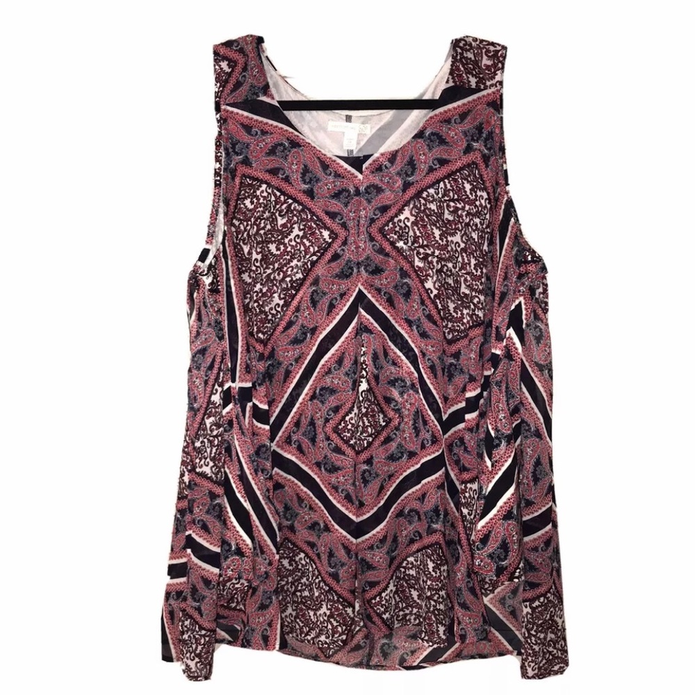 Westpoint 1962 Sleeveless Plus Top Size 2X (F)